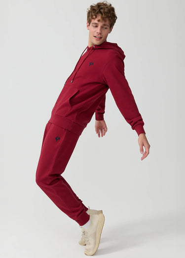 Sweat shirt à capuche poche kangourou Bordeaux