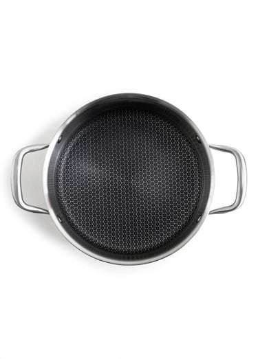 Marmite 28cm triplex + couvercle Blackcube Gris