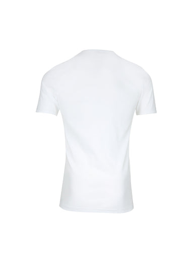 T-shirt à col invisible Blanc