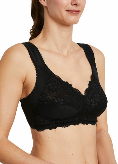 Soutien-gorge sans armatures dentelle Noir