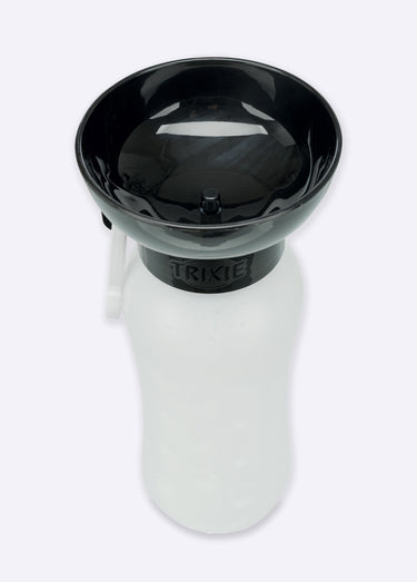 Gourde avec gamelle pour animaux Noir