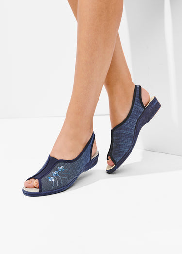 Sandales vegan largeur confort Jean