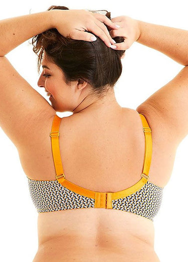 Soutien-gorge à armatures Imprime Jaune