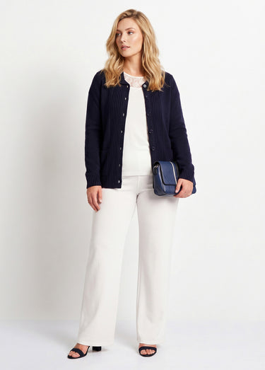 Veste gilet court épais Marine