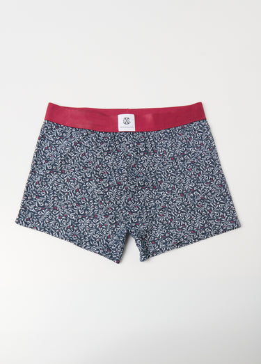 Lot de 3 Boxers ceinture contrastante Bordeaux - Lot de 3