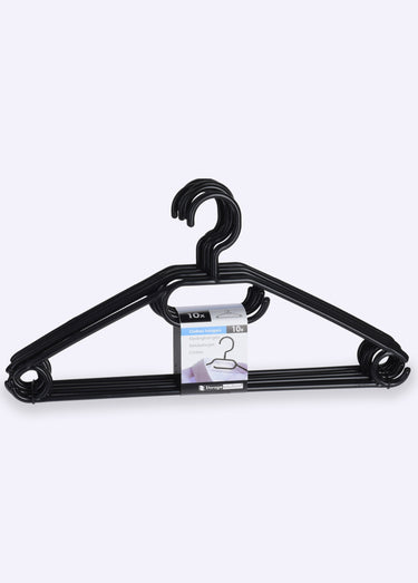 Cintres multi positions en plastique Noir