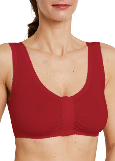 Soutien-gorge brassière ouverture devant Carmin