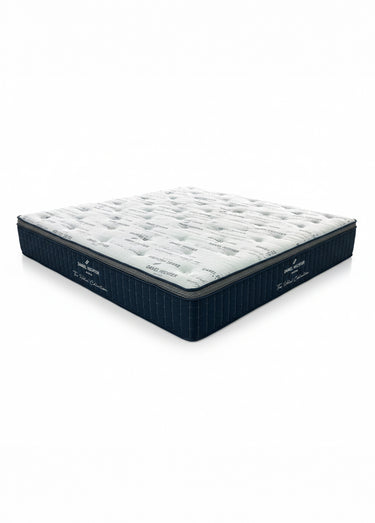 Matelas ressorts ensachés, soutien ferme Blanc