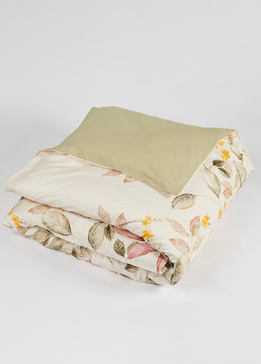 Housse de couette percale de coton MARIA Imprime