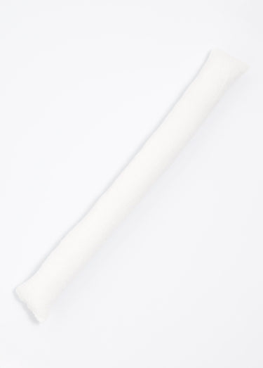 Boudin bas de porte en fausse fourrure Blanc
