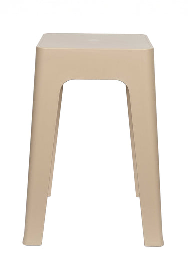 Tabouret de jardin empilable design Beige