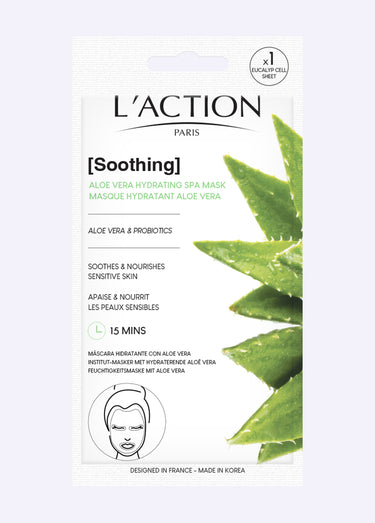 Lot de 3 masques Institut Aloe Vera hydratant - l'Action