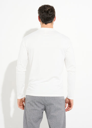T-shirt à manches longues avec stretch Blanc