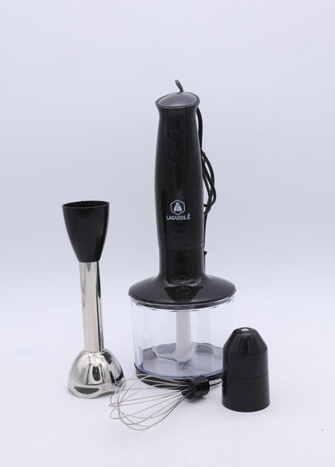Pied mixeur multifonctions inox Noir/Gris