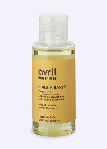 Huile à barbe BIO pour homme Blanc