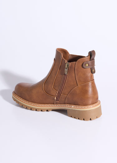 Boots élastiquées, esprit camarguaises Camel