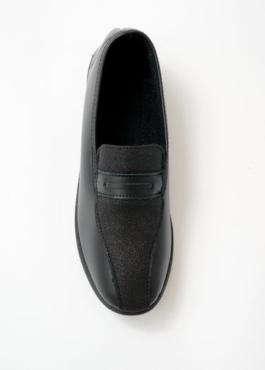 Mocassins largeur confort élastiques d'aisance Noir