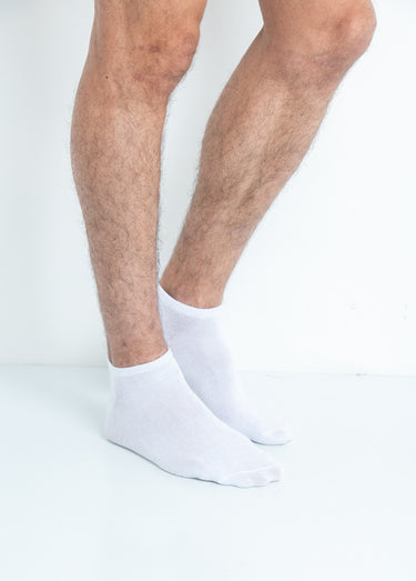 Chaussettes discrètes homme Blanc Lot3