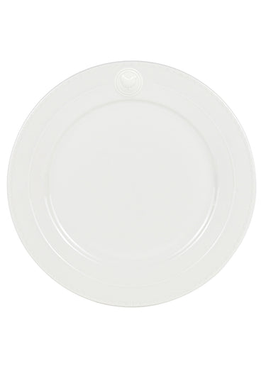 Service de table porcelaine 18 pièces uni Blanc
