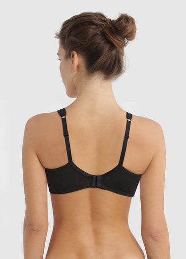 Soutien-gorge emboîtant dentelle, GENEROUS ESSENTIEL Noir