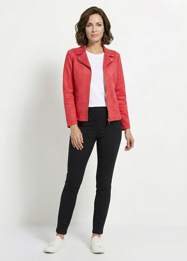 Blouson zippé tissu suédé velouté Tomette