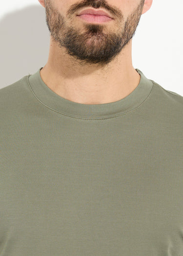T-shirt à manches longues avec stretch Kaki