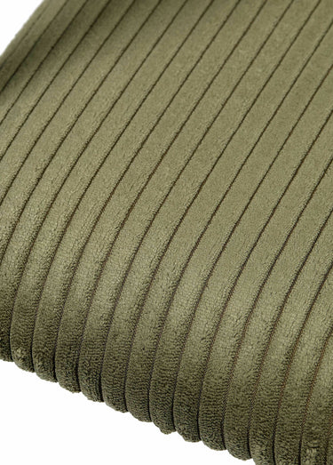 Fauteuils minimalistes velours cotelé 1T Vert/Noir