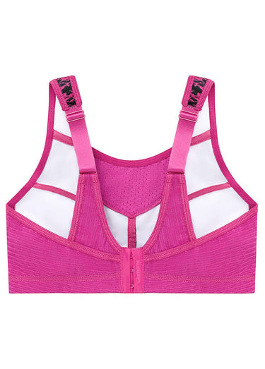 Brassière Sport spécial Grande taille Imprime Fuchsia