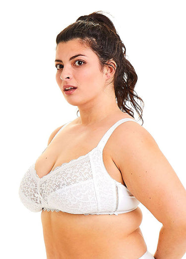 Soutien-gorge confortable sans armatures Blanc
