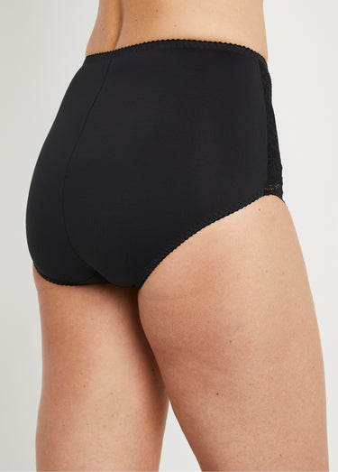 Culotte gainante taille haute ventre plat Noir