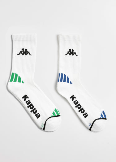 Chaussettes en coton recyclé, clair Blanc