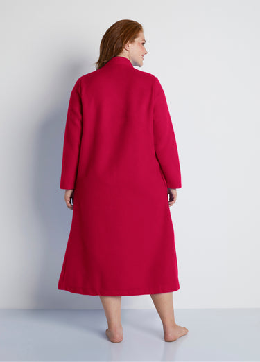 Peignoir zippé maille Courtelle® Rubis