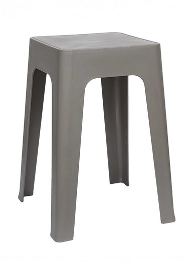Tabouret de jardin empilable design Gris