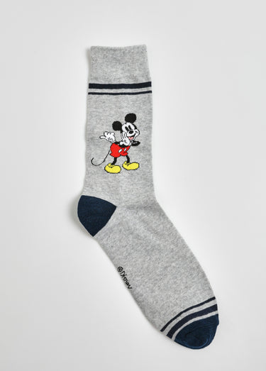 Chaussettes coton, Mickey and Friends Gris Clair