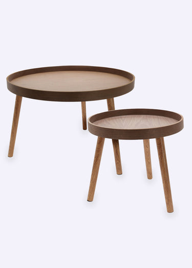 Tables basses d'appoint forme plateau Bois
