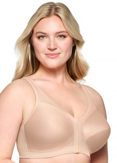 Soutien-gorge MagicLift Grandes Tailles Aide à la Posture, Fermeture Frontale, Sans Armatures n°1265 Chair