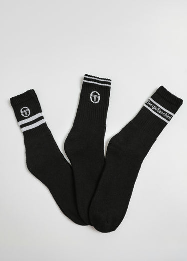 Chaussettes sport assorties avec coton Noir