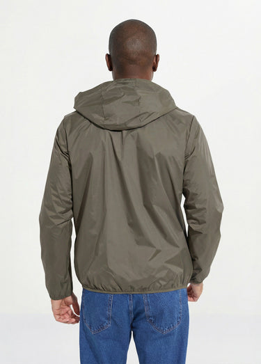 Parka courte déperlante tendance Kaki