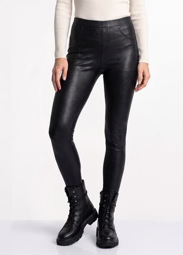 Legging effet pantalon Noir