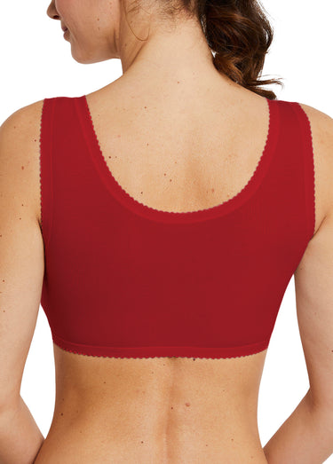 Soutien-gorge brassière ouverture devant Carmin