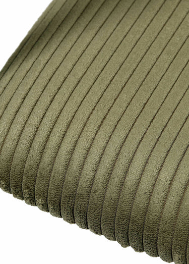 Fauteuil lounge en velours cotelé 1V Vert