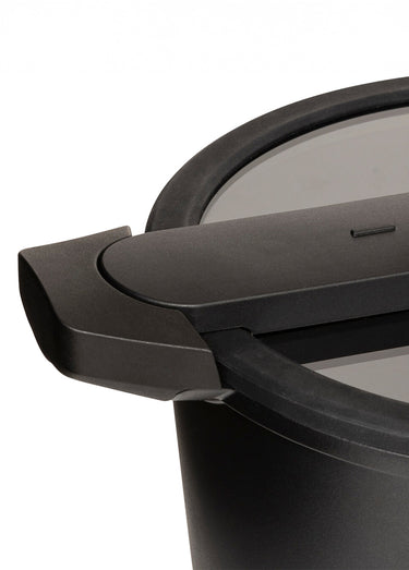Autocuiseur design fonte / aluminium, 6L Noir