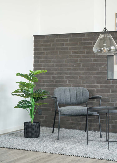 Grande plante artificielle type monstera Vert
