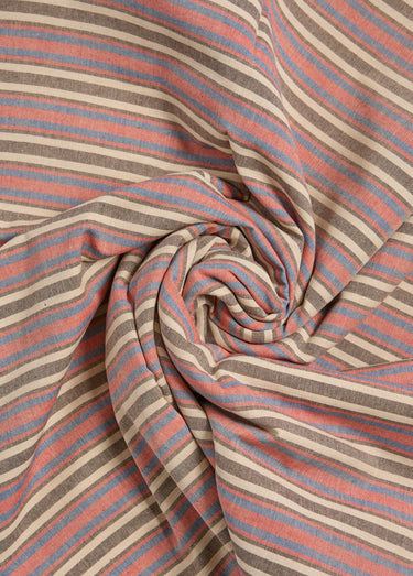 Coupon tissu rayures vives, Guéthary Raye Rouge