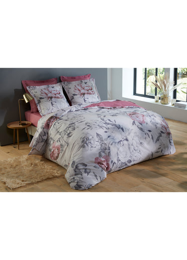 Drap-housse faux uni en pur coton Uni
