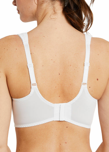 Soutien-gorge sans armatures ajouré Blanc