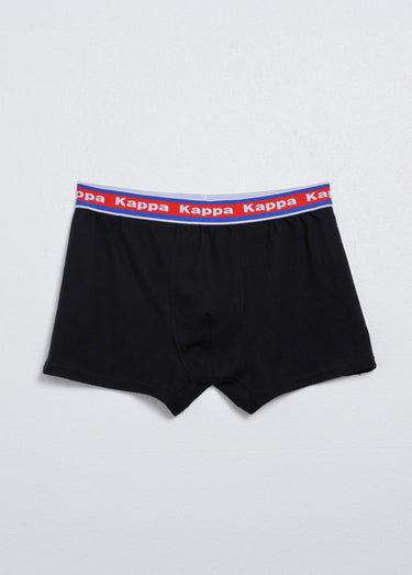 Lot de 4 Boxers ceinture contrastée Noir