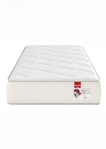Matelas équilibré bi face à ressorts, haut. 26cm Blanc