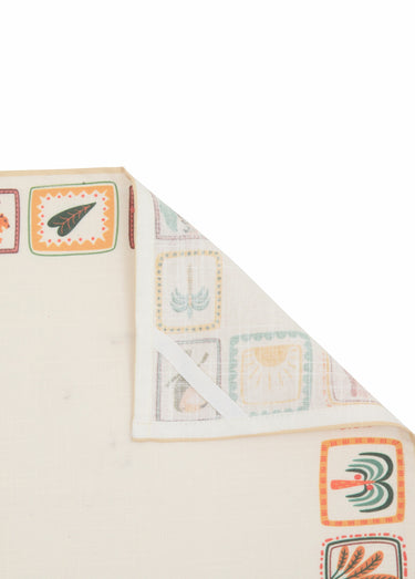 Torchons en coton, motifs jungle Multicolore