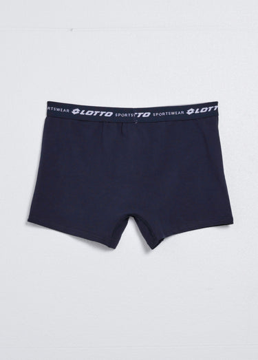 Boxer coton avec ceinture logo Bleu